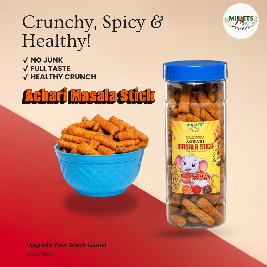 Original Millets N Joy snack product creative