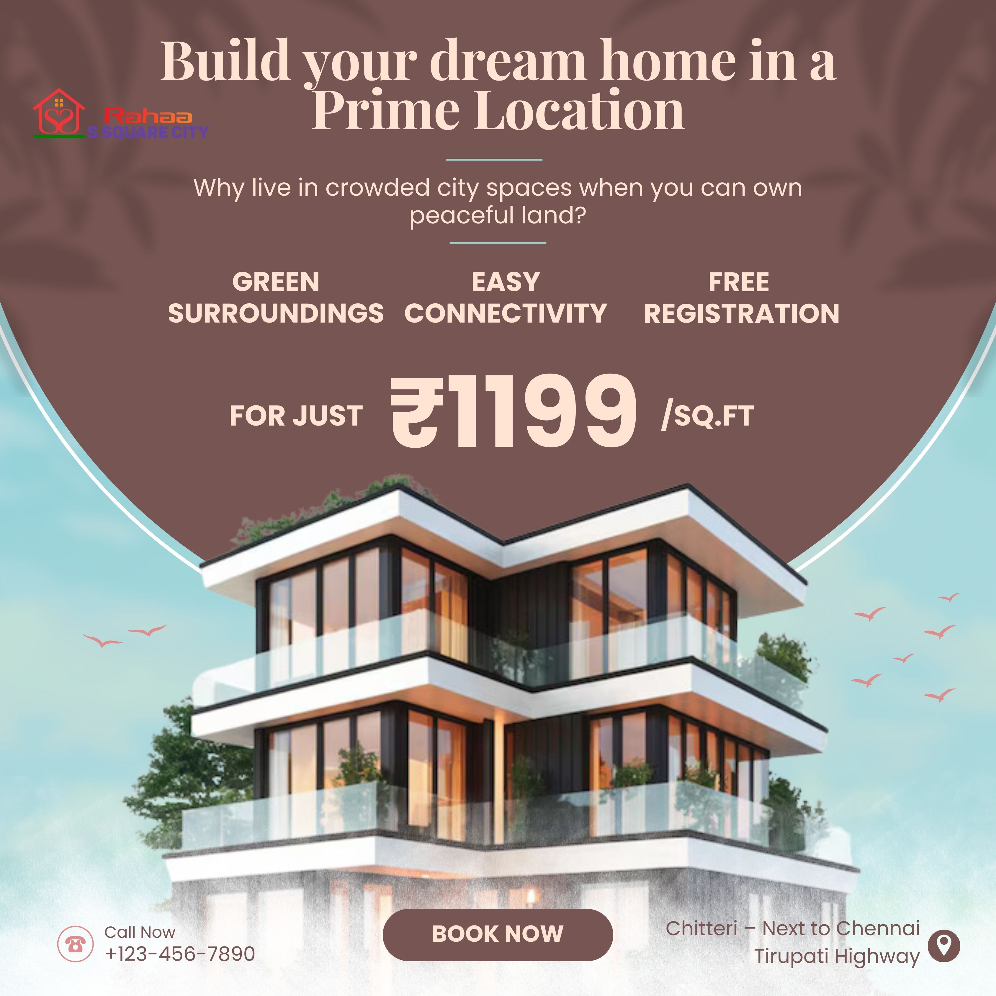 Original Rahaa S Square City home promotion creative